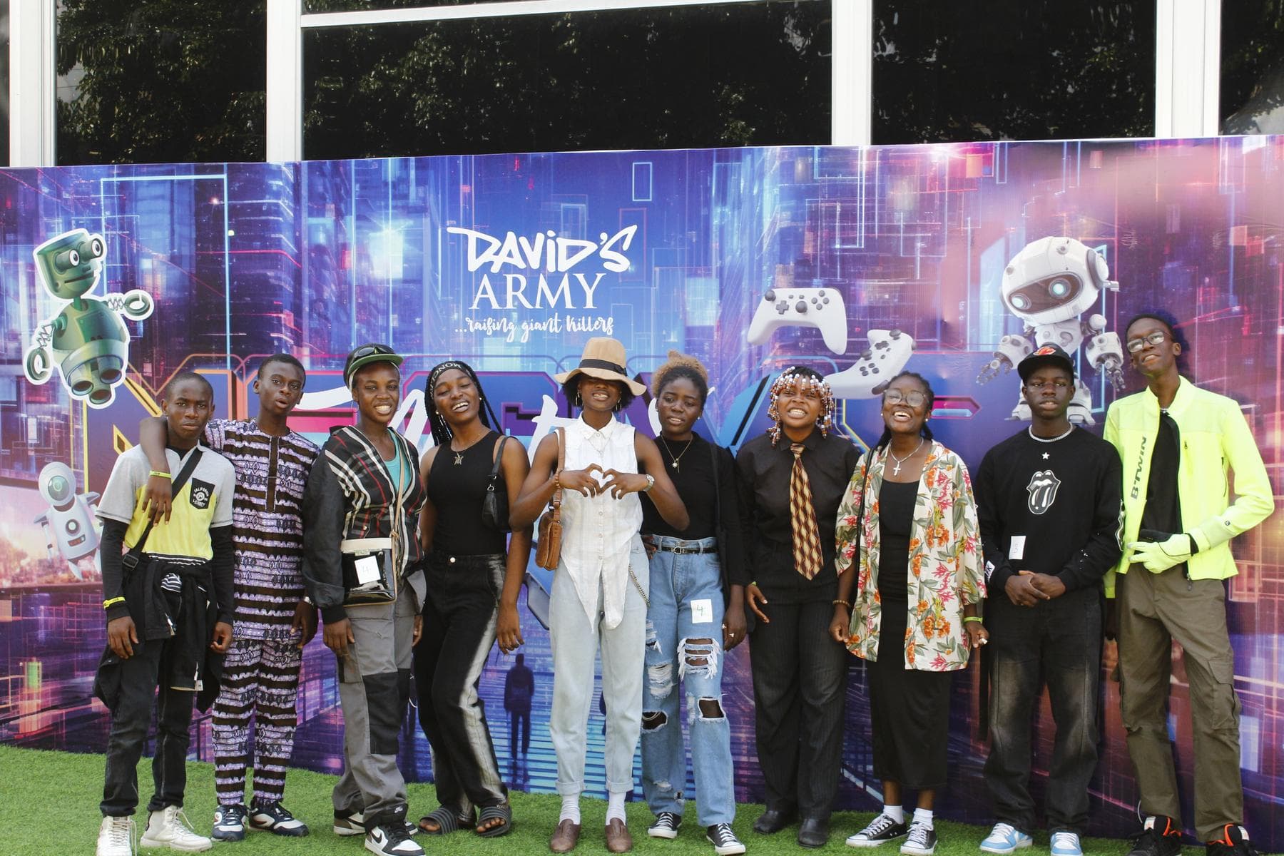 David's Army squads lined up